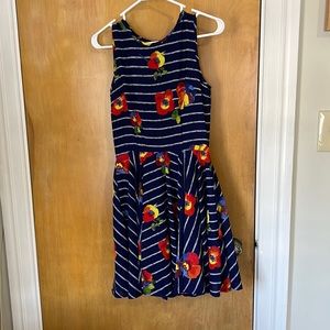 Maison Jules Floral Design with Stripes Dress Size XS
